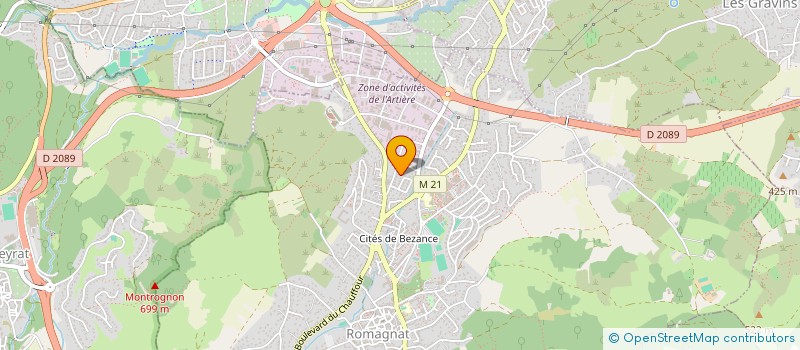 localisation de l'entreprise LULISANA  ROMAGNAT