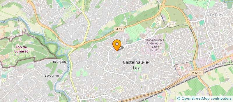 localisation de l'entreprise LULITIN  CASTELNAU-LE-LEZ