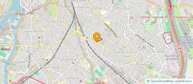 localisation de l'entreprise LULIUS à TOULOUSE