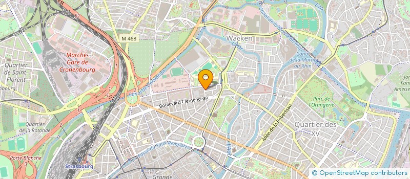 localisation de l'entreprise LULLIN LMNP  STRASBOURG