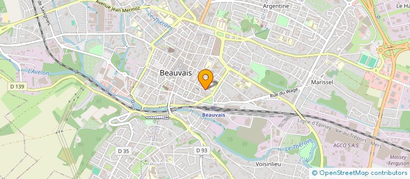 localisation de l'entreprise LULO  BEAUVAIS