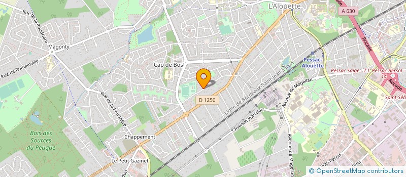 localisation de l'entreprise LULO  PESSAC