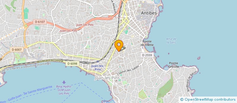 localisation de l'entreprise LULO APPS à ANTIBES