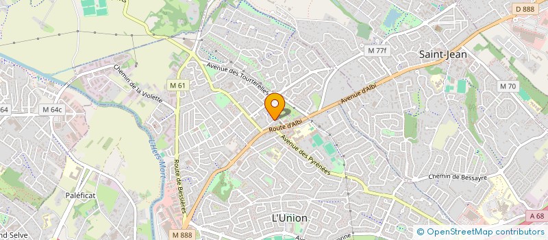 localisation de l'entreprise LULO IMMO  L'UNION