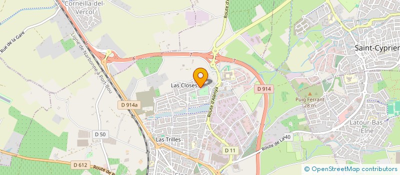localisation de l'entreprise LULO INVEST  ELNE