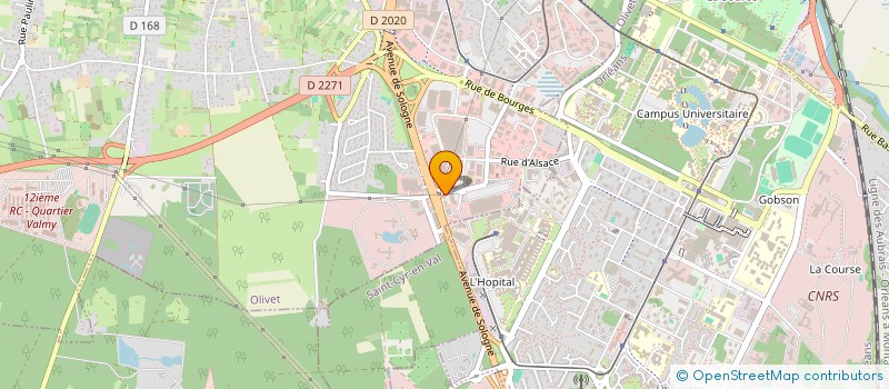 localisation de l'entreprise LULOR à OLIVET