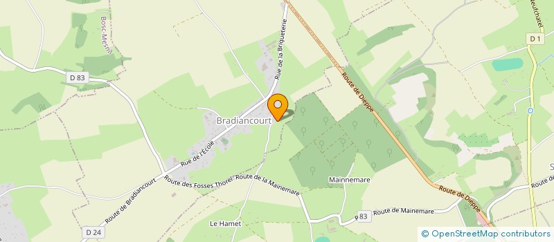 localisation de l'entreprise LULOUTIM 3  BRADIANCOURT