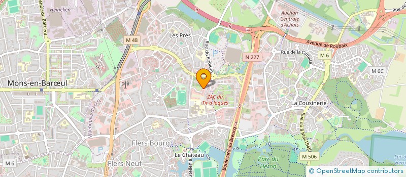 localisation de l'entreprise LULU  VILLENEUVE-D'ASCQ