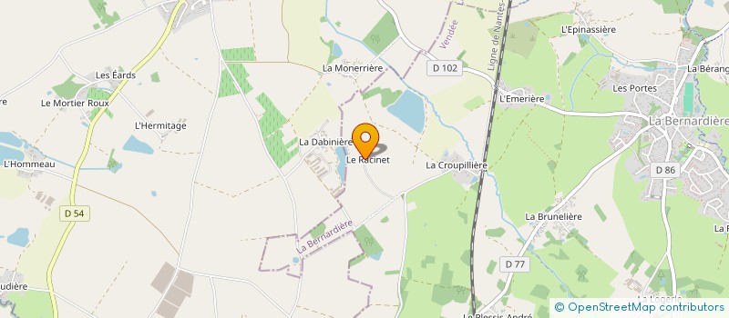 localisation de l'entreprise LULU  SAINT-MARTIN-DES-TILLEULS