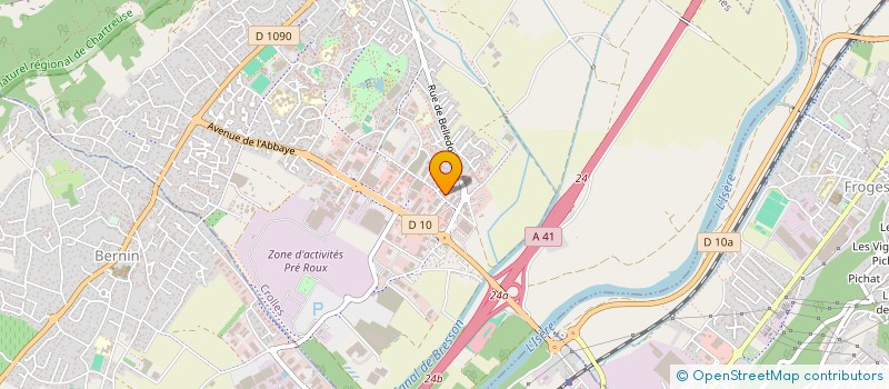 localisation de l'entreprise LULU  CROLLES