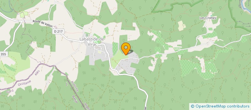 localisation de l'entreprise LULU  LABASTIDE-DE-VIRAC