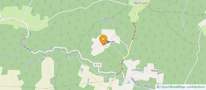 localisation de l'entreprise LULU AGRI  FRAISSE