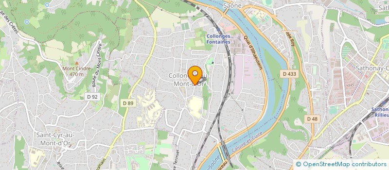 localisation de l'entreprise LULU AND THE CITY  COLLONGES-AU-MONT-D'OR