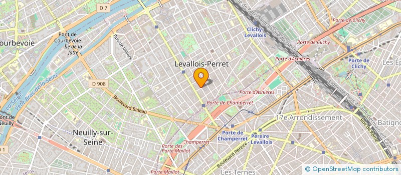 localisation de l'entreprise LULU CAPUCINE à LEVALLOIS-PERRET