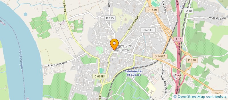 localisation de l'entreprise LULU & CO à SAINT-ANDRE-DE-CUBZAC