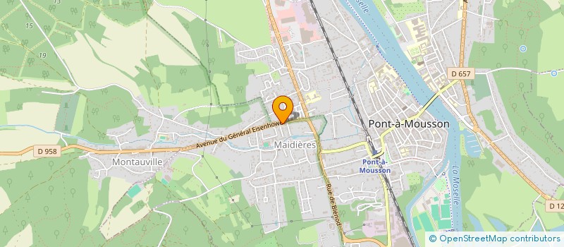 localisation de l'entreprise LULU INVESTISSEMENTS  PONT A MOUSSON