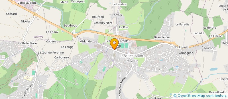 localisation de l'entreprise LULU LA PRALINE  FARGUES-SAINT-HILAIRE