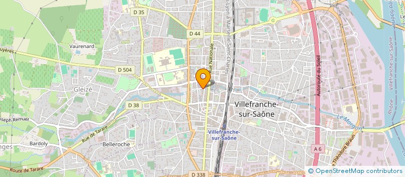localisation de l'entreprise LULU & LULU à VILLEFRANCHE-SUR-SAONE