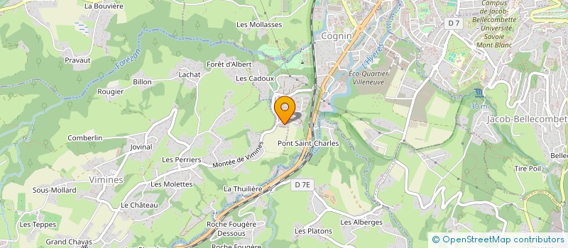 localisation de l'entreprise LULU'NET SERVICES  COGNIN