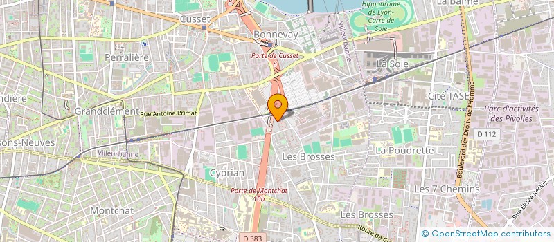 localisation de l'entreprise LULU RENOVATION  VILLEURBANNE