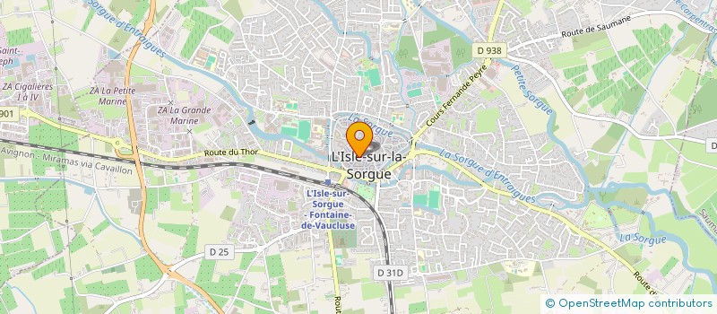 localisation de l'entreprise LULU SHOES à L'ISLE-SUR-LA-SORGUE