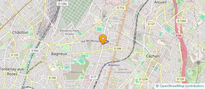 localisation de l'entreprise LULU YING à BAGNEUX