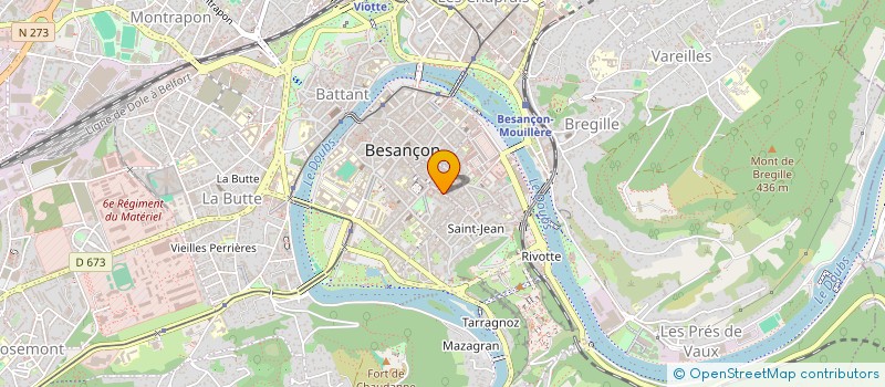 localisation de l'entreprise LULUBEL à BESANCON