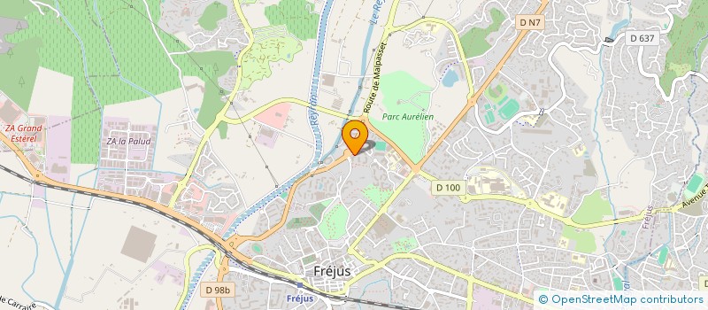 localisation de l'entreprise LULUBERLU-L'INSOLITE à FREJUS