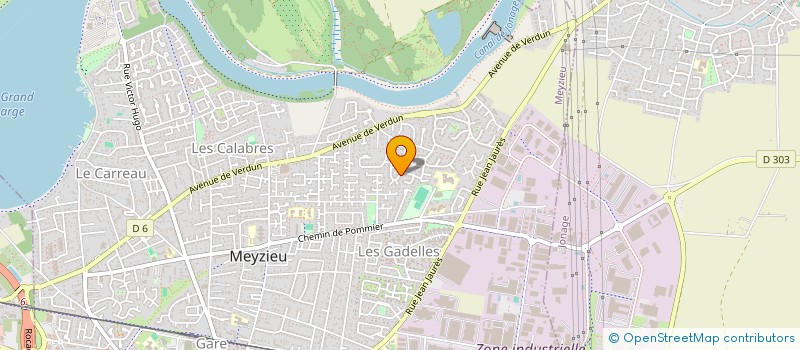 localisation de l'entreprise LULUPROD  MEYZIEU