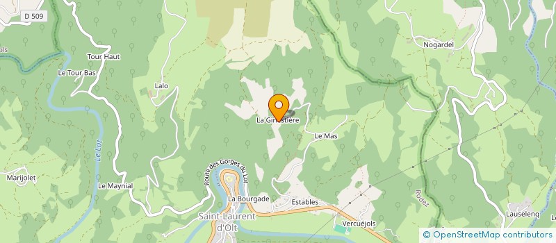 localisation de l'entreprise LUM FILMS  SAINT-LAURENT-D'OLT