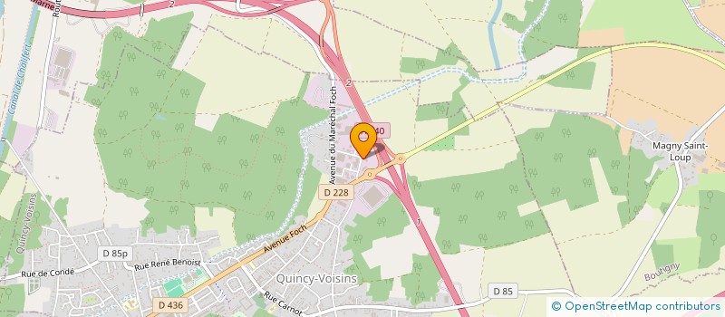 localisation de l'entreprise LUM-IMMO  QUINCY-VOISINS