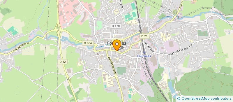 localisation de l'entreprise LUM OPTIQUE à FOURMIES