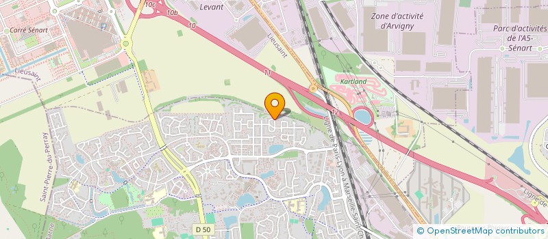 localisation de l'entreprise LUM4 TRANSPORT  SAVIGNY-LE-TEMPLE