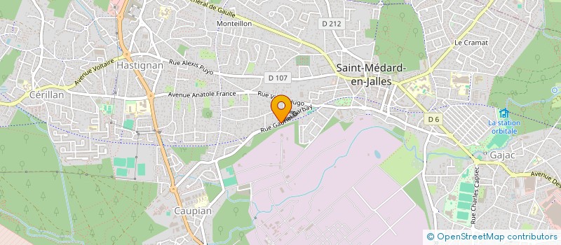 localisation de l'entreprise LUMA à SAINT-MEDARD-EN-JALLES