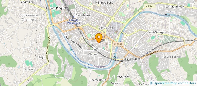 localisation de l'entreprise LUMA à PERIGUEUX
