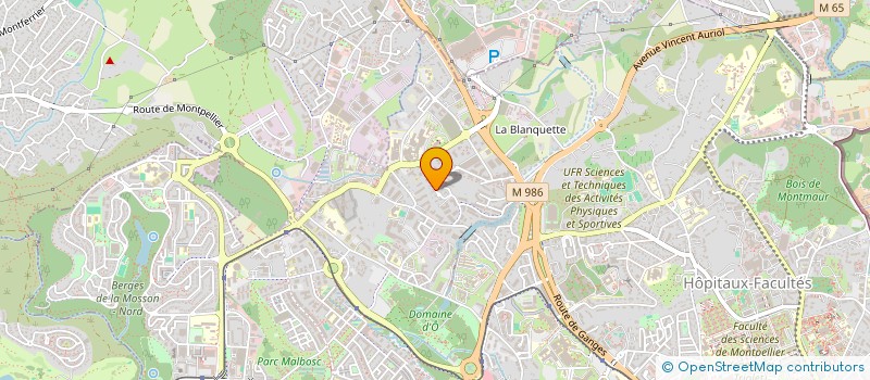 localisation de l'entreprise LUMA à MONTPELLIER
