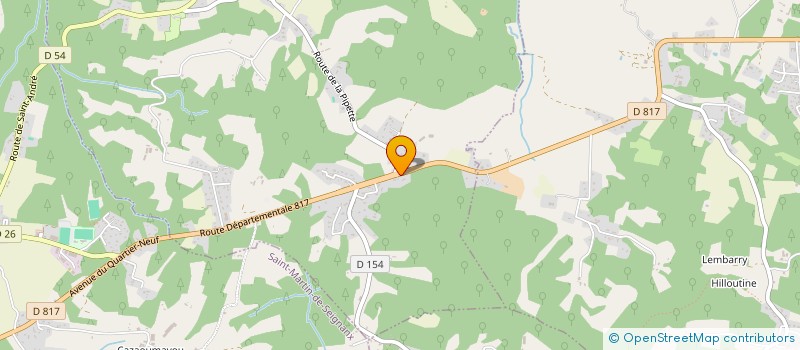 localisation de l'entreprise LUMA  SAINT-ANDRE-DE-SEIGNANX