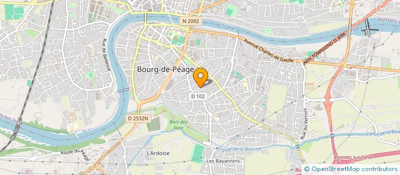 localisation de l'entreprise LUMA  BOURG-DE-PEAGE