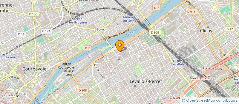 localisation de l'entreprise LUMA à LEVALLOIS-PERRET