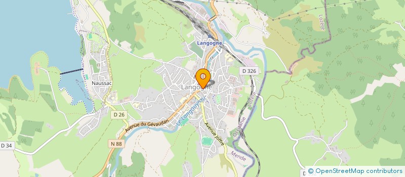 localisation de l'entreprise LUMA  LANGOGNE