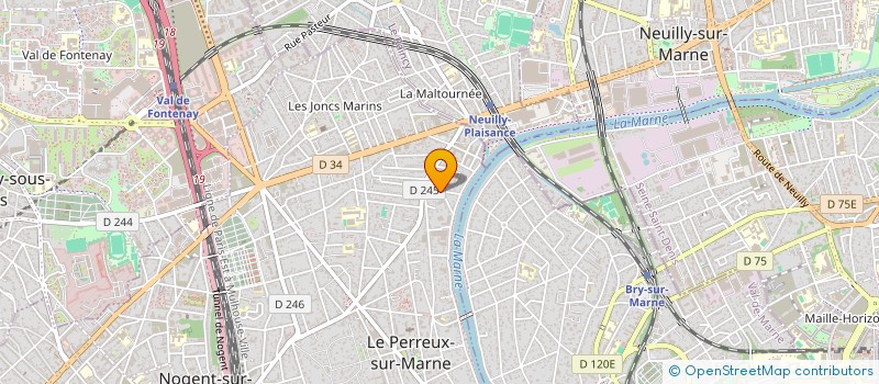 localisation de l'entreprise LUMA  LE PERREUX-SUR-MARNE