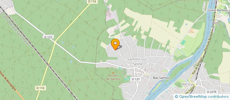 localisation de l'entreprise LUMA à SAMOIS-SUR-SEINE