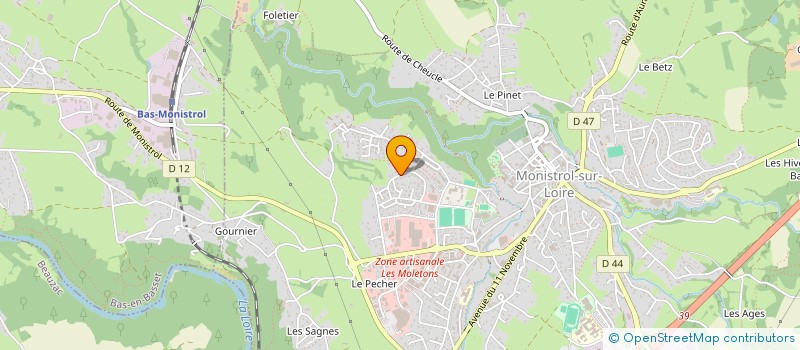 localisation de l'entreprise LUMA  MONISTROL-SUR-LOIRE