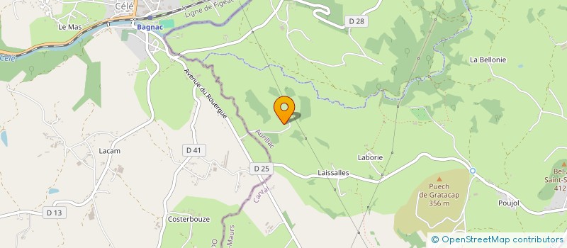 localisation de l'entreprise LUMA à SAINT-SANTIN-DE-MAURS