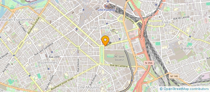 localisation de l'entreprise LUMA  LILLE