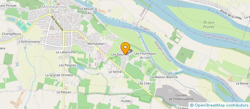 localisation de l'entreprise LUMA à MAUGES-SUR-LOIRE
