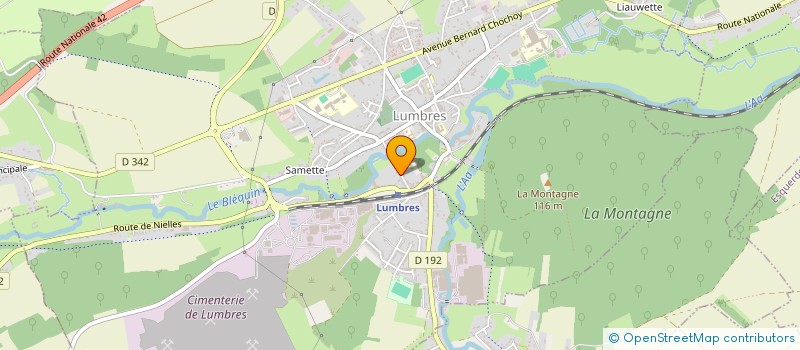 localisation de l'entreprise LUMA & CO  LUMBRES