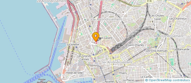 localisation de l'entreprise LUMA EUROPE à MARSEILLE