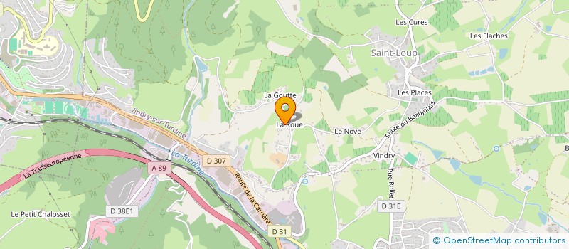 localisation de l'entreprise LUMA IMMO  VINDRY-SUR-TURDINE