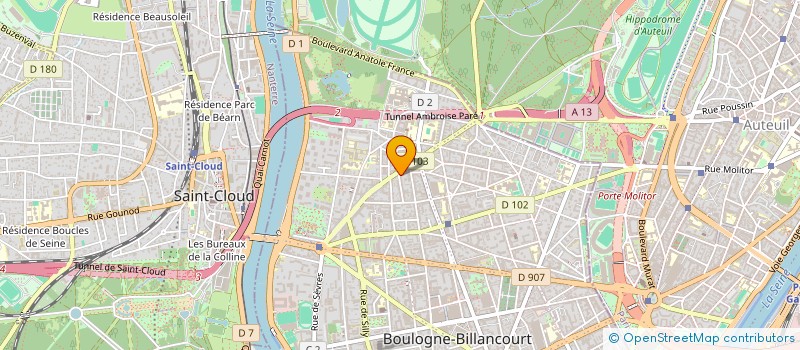 localisation de l'entreprise LUMA INVESTISSEMENTS à BOULOGNE-BILLANCOURT
